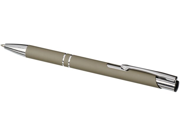 Bolígrafo con empuñadura de tacto suave Moneta barato