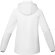 Chaqueta ligera impermeable mujer Dinlas con capucha enrollable Blanco detalle 3