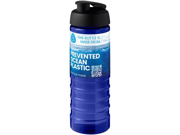Bidón deportivo H2O Active Eco Treble con plástico reciclado Azul/negro intenso detalle 19