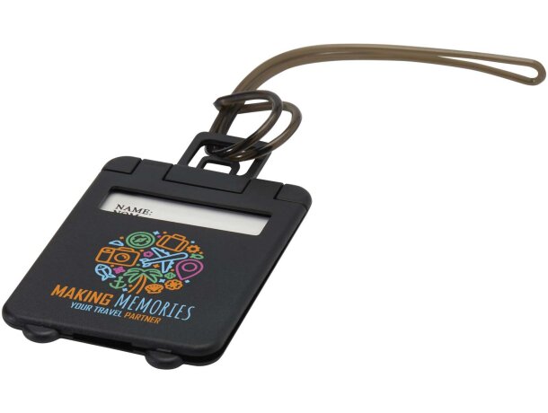 Localizador equipaje Traveler con ventana identificativa Negro intenso detalle 1