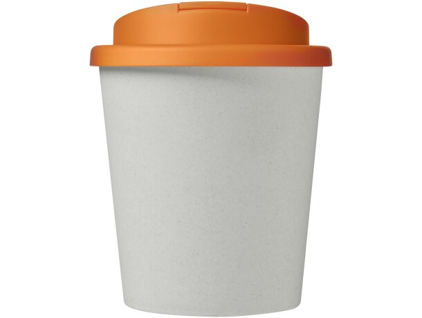 Vaso reciclado de 250 ml con tapa antigoteo Americano® Espresso Eco original