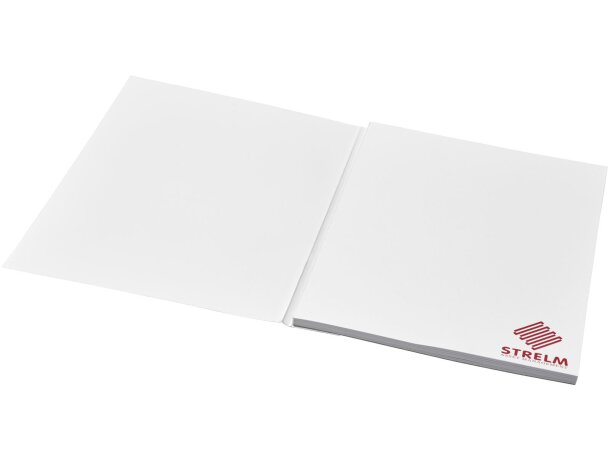 Libreta A5 Desk-Mate® con cubierta envolvente Blanco detalle 2