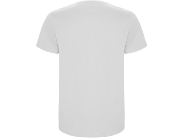 Camiseta manga corta hombre Stafford Roly algodón 190 g/m² Blanco detalle 2