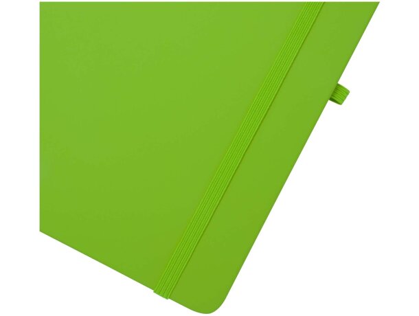 Libreta tapa dura A5 Spectrum Plus con papel certificado FSC Verde lima detalle 40