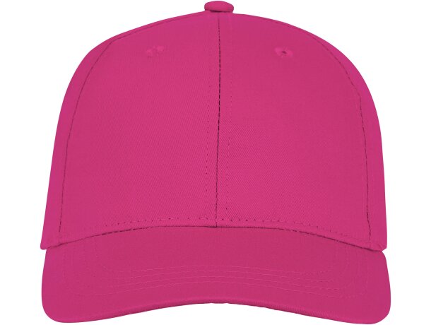 Gorra dividida en 6 paneles. Ideal para merchandising Magenta detalle 10