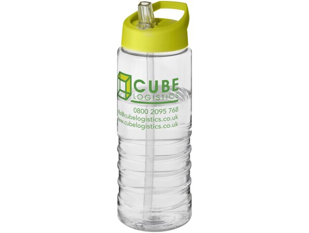 H2O Active® Treble Bidón deportivo con tapa con boquilla de 750 ml Transparente/lima detalle 17