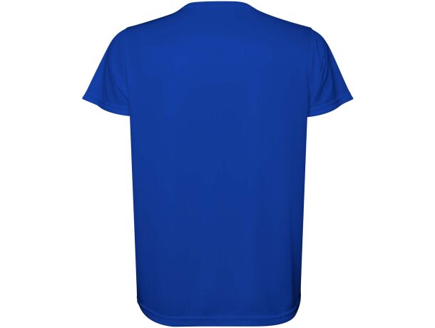 Camiseta manga corta infantil Estoril Roly poliéster reciclado Azul real detalle 20