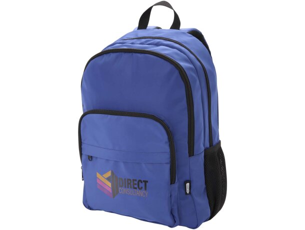 Mochila portátil 15 pulgadas Trend Plus con certificado GRS Azul real detalle 15
