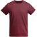 Camiseta manga corta infantil algodón orgánico Breda Roly Granate