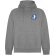 Sudadera unisex algodón orgánico Vinson Roly con capucha detalle 26
