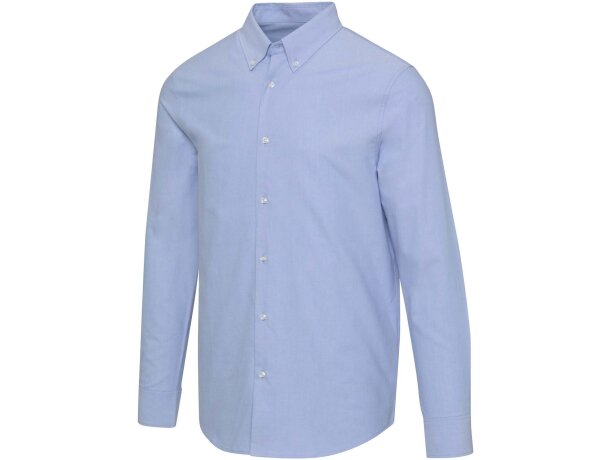 Camisa oxford Sphene algodón BCI sostenible hombre Azul marino detalle 16