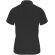 Polo deportivo de manga corta para mujer Monzha Roly Negro intenso detalle 6