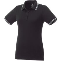 Polo con ribete de cuello contrastado para mujer Fairfield personalizada Polo con ribete de cuello contrastado para mujer Fairfield personalizada