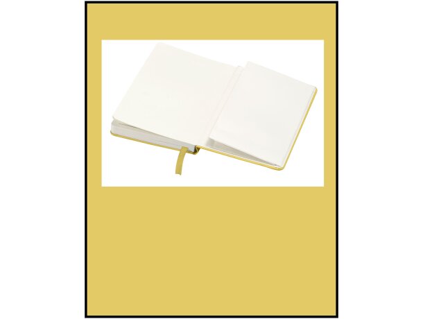 Libreta A6 tapas lisas Amarillo detalle 11