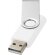 Memoria USB Rotate 16GB con cuerpo giratorio de aluminio Blanco