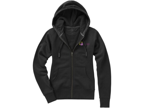 Sudadera de mujer cuello contrastado barata