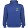 Sudadera con capucha y cremallera Montblanc Roly unisex Azul real detalle 6