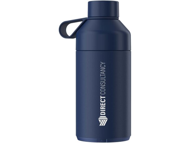 Botella Ocean Bottle 750ml con aislamiento al vacío sostenible Azul océano detalle 15