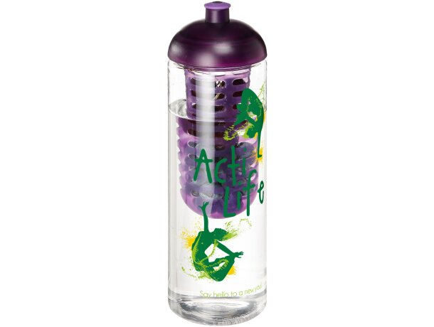 H2O Active® Vibe Bidón deportivo e infusor con tapa Dome de 850 ml grabado