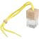 Ambientador de coche Ono en vidrio borosilicato y madera de haya Amarillo detalle 10