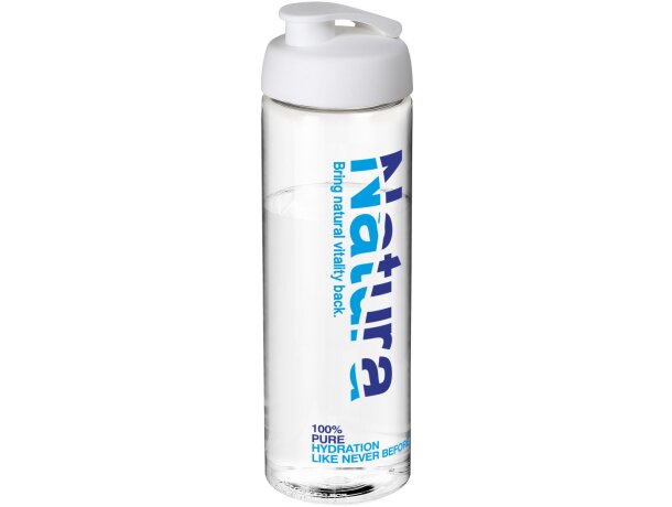 H2O Active® Vibe Bidón deportivo con tapa Flip de 850 ml Transparente/blanco detalle 9
