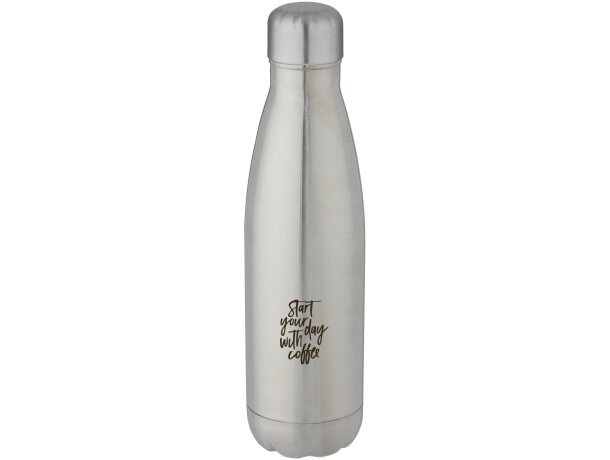 Bidón Cove acero inoxidable reciclado 500ml aislamiento térmico Plateado detalle 11