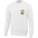 Sudadera de cuello redondo unisex Kruger Blanco detalle 2