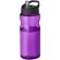 H2O Active® Base Bidón deportivo con tapa con boquilla de 650 ml Morado/negro intenso