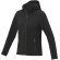 Chaqueta softshell mujer Langley corte entallado impermeable Negro intenso