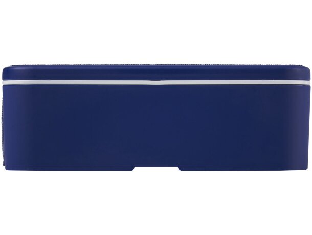 Fiambrera MIYO 700ml con banda PET reciclado Azul/azul detalle 2