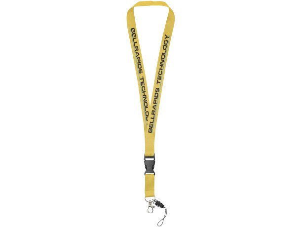 Lanyard con hebilla separable y enganche para móvil Sagan barata