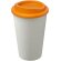 Americano® Eco Vaso reciclado de 350 ml Blanco/naranja