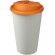 Americano® Eco Vaso reciclado de 350 ml con tapa antigoteo Naranja/blanco