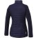 Chaqueta aislante híbrida mujer Banff con tejido repelente Azul marino detalle 8