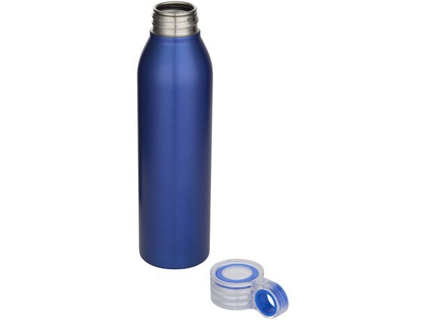 Botella Grom acero inoxidable reciclado certificado RCS 650ml Azul real detalle 11