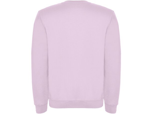 Sudadera cuello redondo unisex Clásica Roly personalizable Rosa claro detalle 67