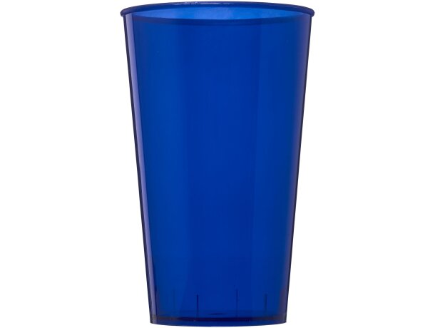 Vaso de plástico de 375 ml Arena Azul oscuro transparente detalle 18