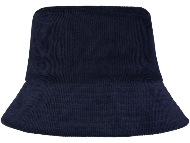 Gorro pana reciclada Howson con algodón sostenible Azul marino detalle 6