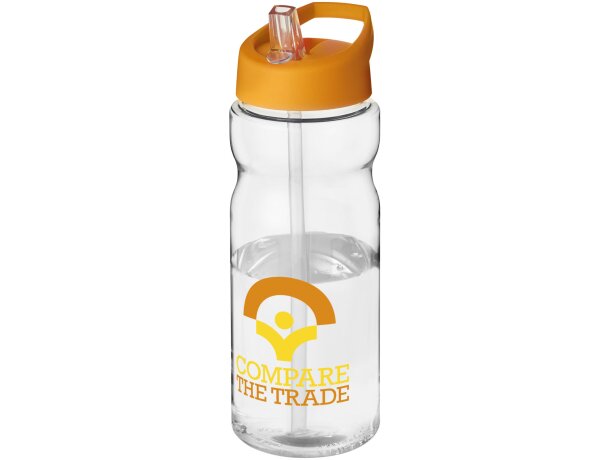 H2O Active® Base Bidón deportivo con tapa con boquilla de 650 ml Transparente/naranja detalle 78