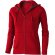 Sudadera de mujer cuello contrastado Rojo