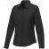 Camisa manga larga mujer Pollux Oxford entallada personalizable Negro intenso