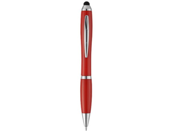 Bolígrafo personalizado con puntero tinta negra rojo