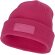 Gorro de lana con parche Boreas Magenta