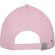 Gorra con ribete de 6 paneles Darton Rosa claro detalle 4