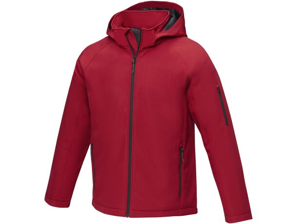 Chaqueta softshell acolchada para hombre Notus con capucha Gris tormenta detalle 30