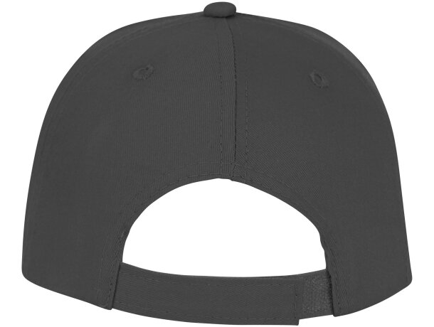 Gorra dividida en 6 paneles. Ideal para merchandising Gris tormenta detalle 39