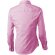 Camisa Oxford manga larga mujer Vaillant algodón 142 g/m² Magenta detalle 7