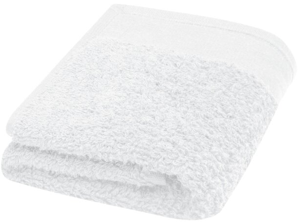 Toalla algodón Chloe sostenible con teñido sin agua 30 x 50 cm Azul marino detalle 9