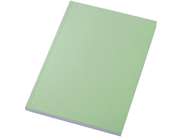 Libreta A5 Novella Austen papel reciclado certificado FSC Verde detalle 14