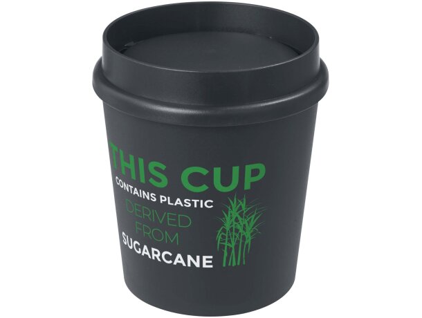 Vaso 200ml con tapa 360° Americano Switch Renew bioplástico Granito detalle 17